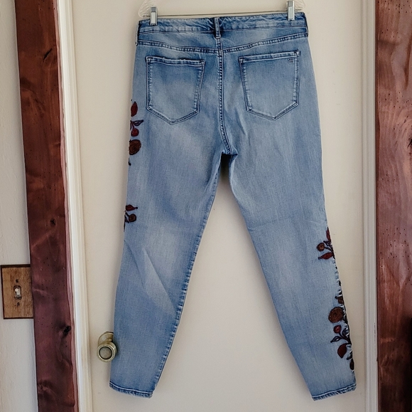 Embroidered Skinny Jeans - Picture 3 of 11